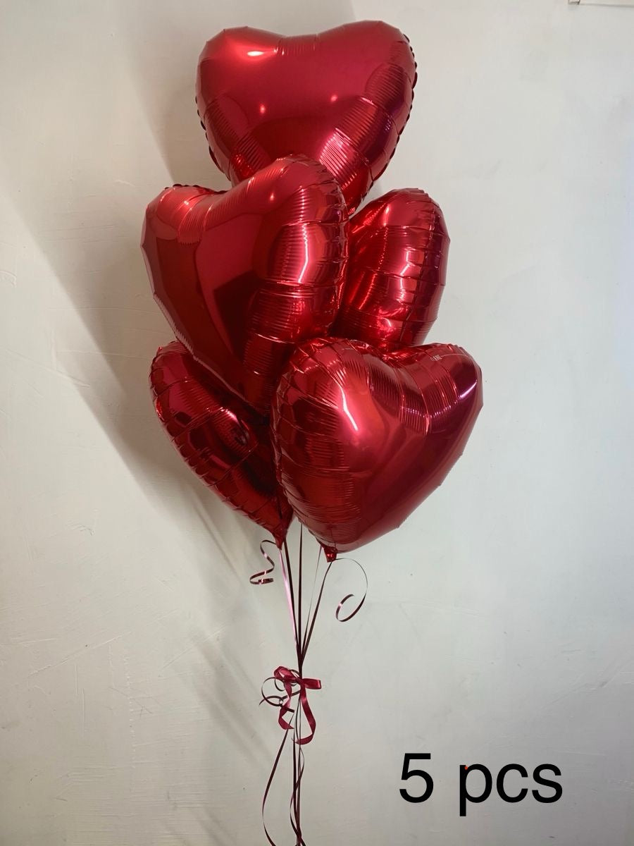 "Red Heart Balloons"