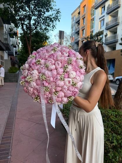 No. 1024 Blush Dream – 100 Pink Peonies